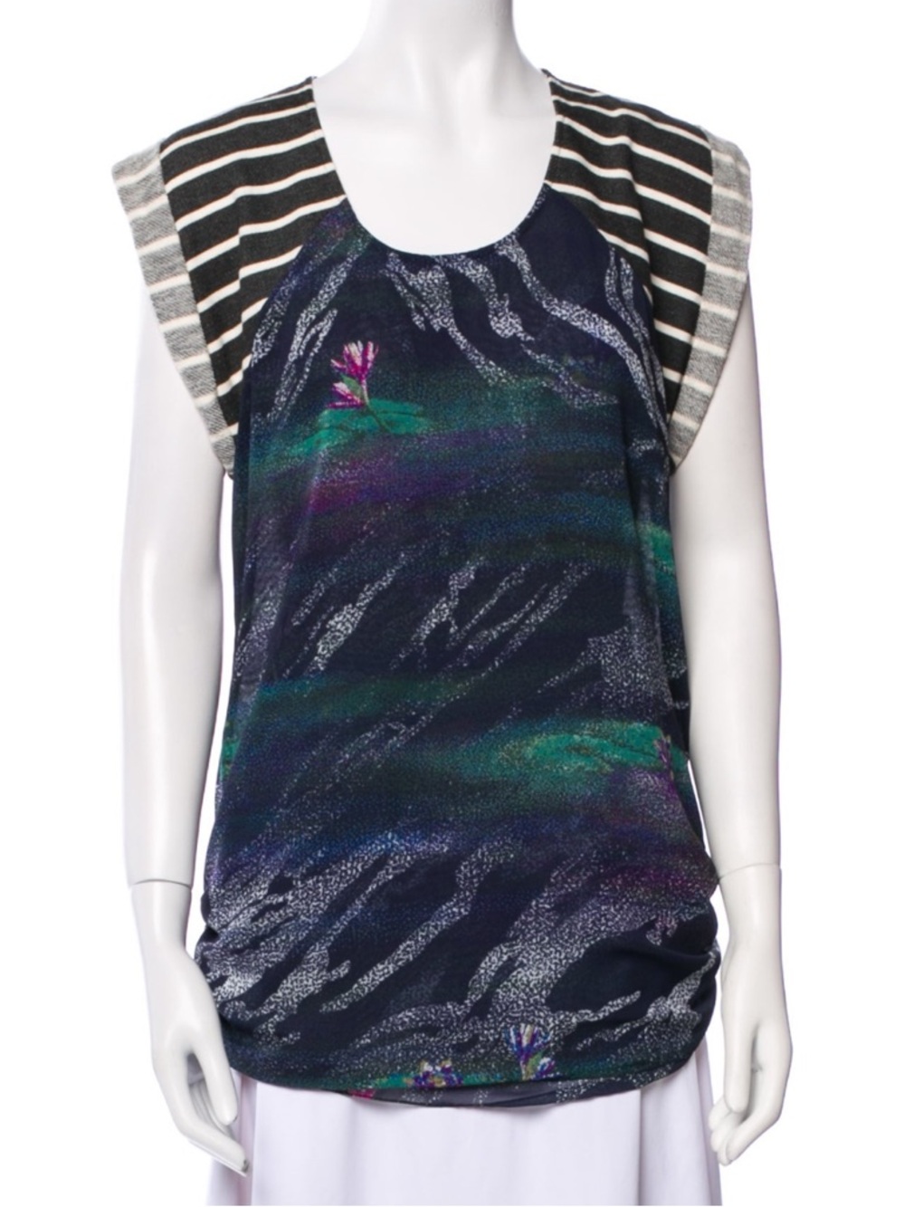 Timo Weiland Printed Scoop Neck Tunic
